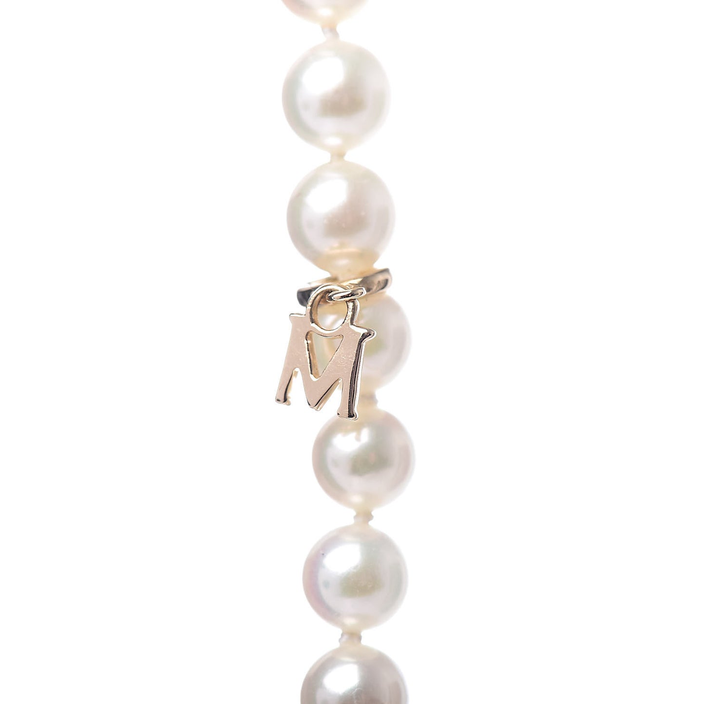 18K Yellow Gold Akoya Pearl 5-5.5mm Strand Necklace