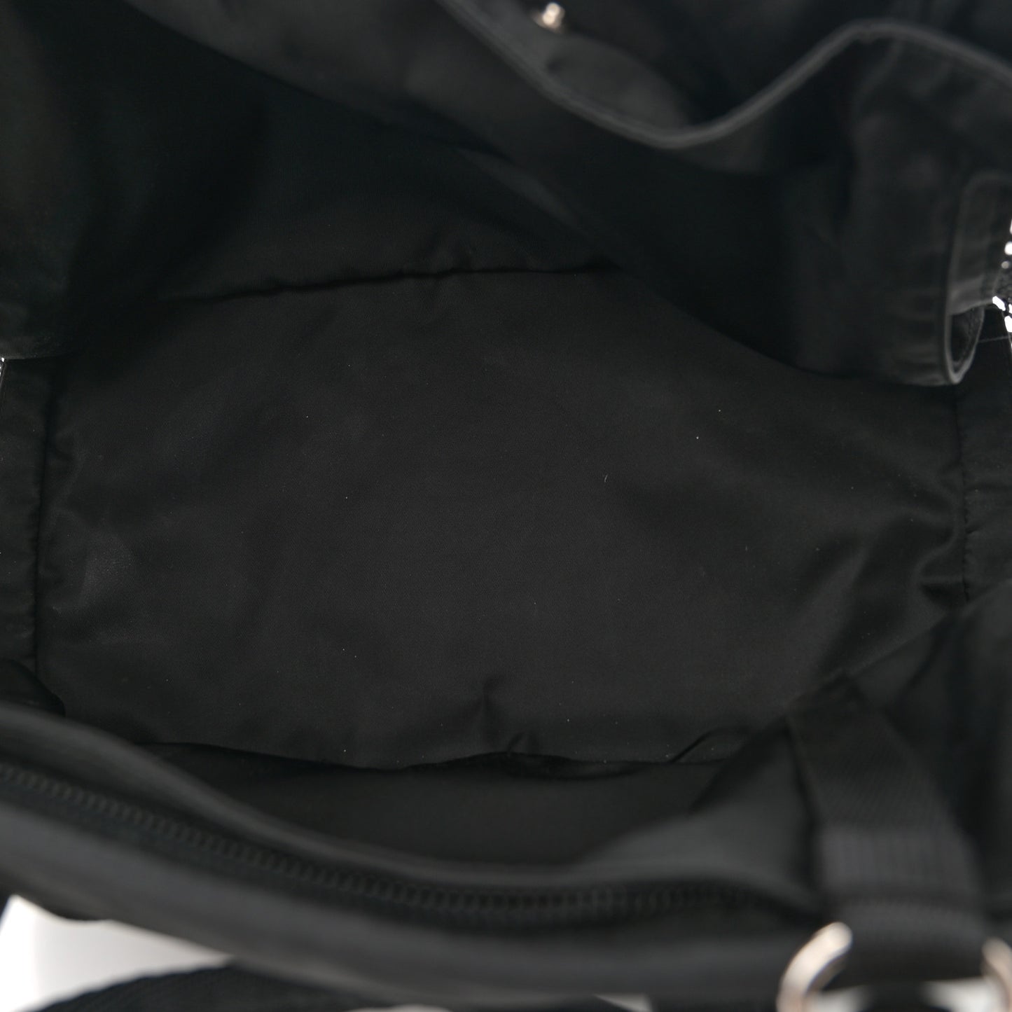 Re-Nylon Saffiano Pet Bag Black