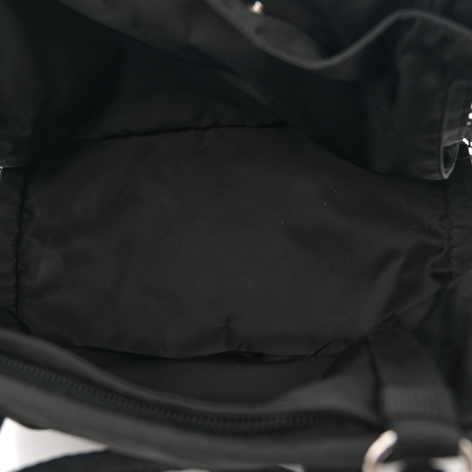 Prada Re-Nylon Saffiano Pet Bag Black 6 of 10