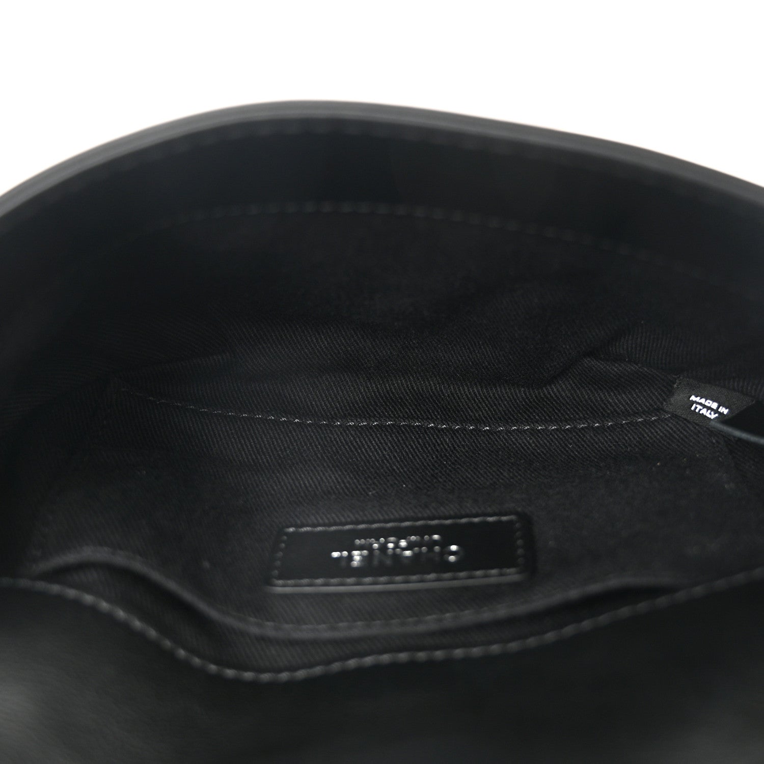 Chanel Calfskin Quilted CC Uniform Flap Belt Bag Black 5 of 11