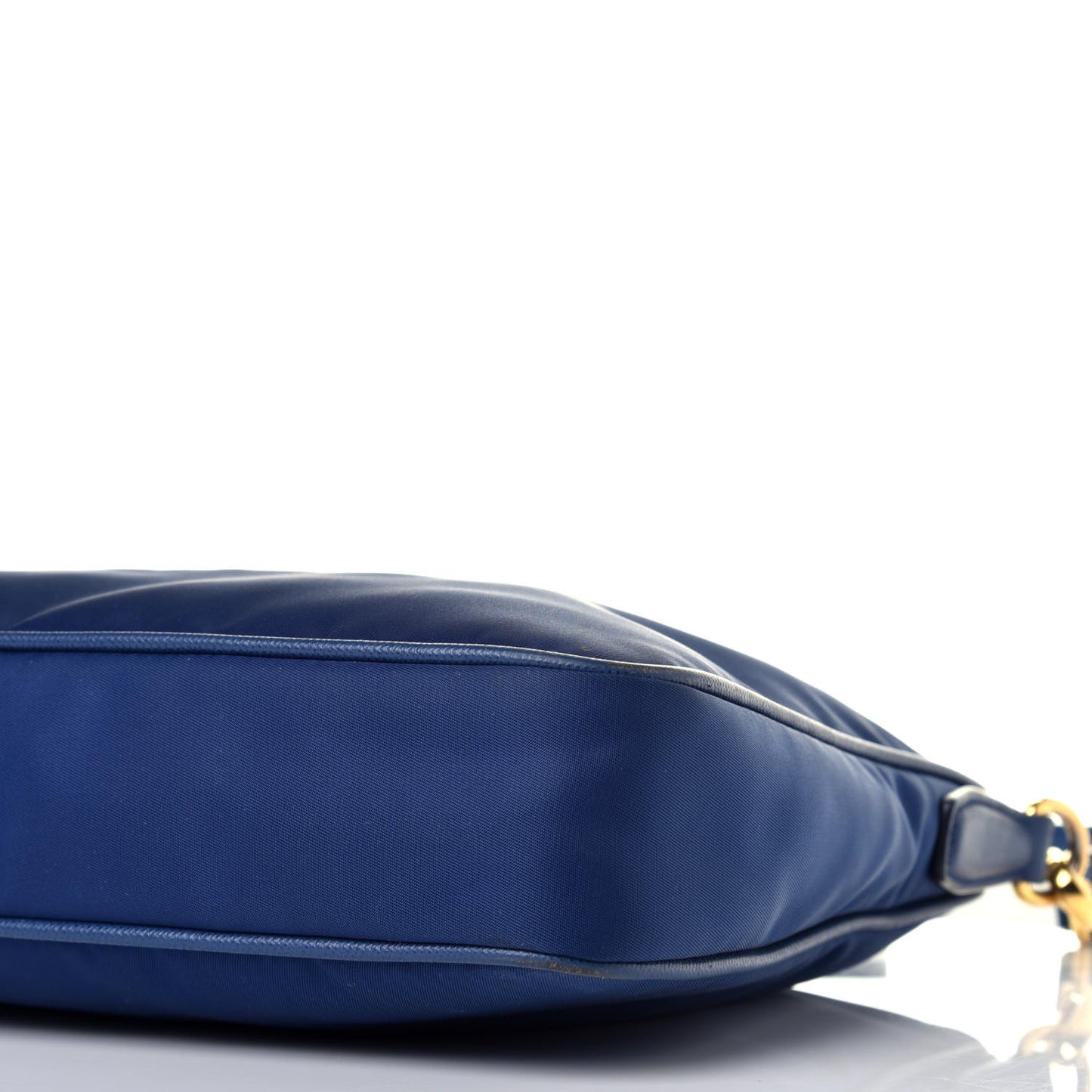 Nylon Vela Saffiano Flat Flap Messenger Bag Baltico