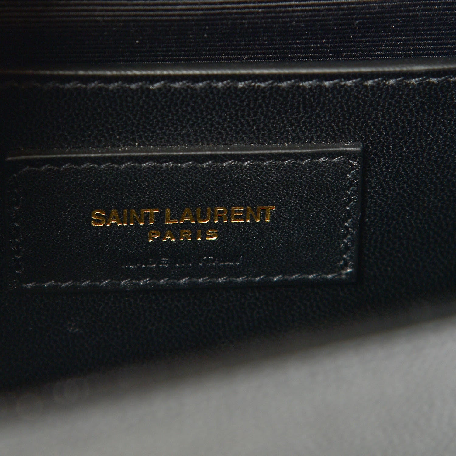 Saint Laurent Grain De Poudre Medium Classic Monogram Kate Satchel Black 8 of 9