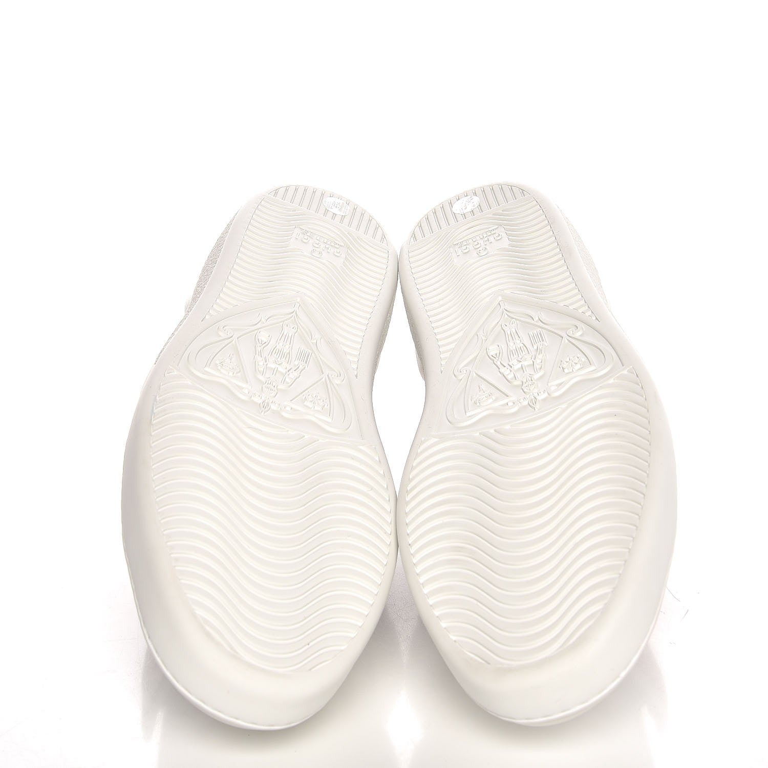 Gucci Calfskin Ayers Blind For Love Embroidered Womens Ace Sneakers 41 White 5 of 10