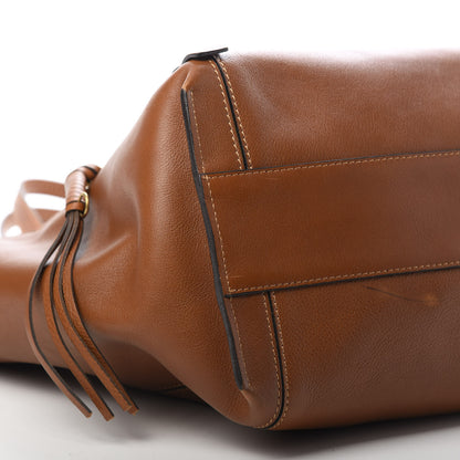 Chloe Smooth Calfskin Medium Milo Shopping Tote Caramel 9 of 12