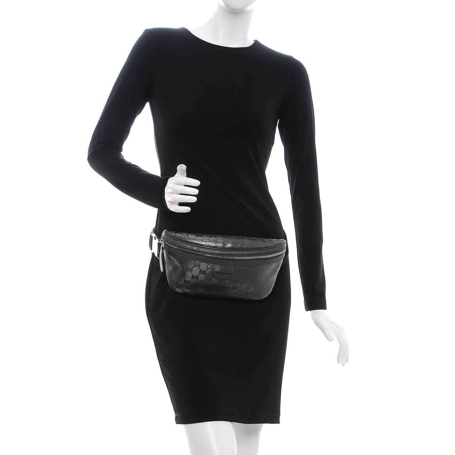 Imprime Monogram Belt Bag Grey