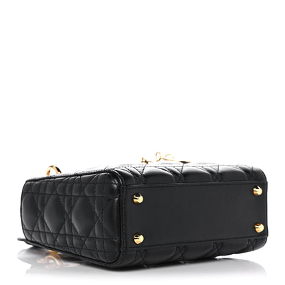 Christian Dior Lambskin Cannage Mini Lady Dior Black 4 of 21