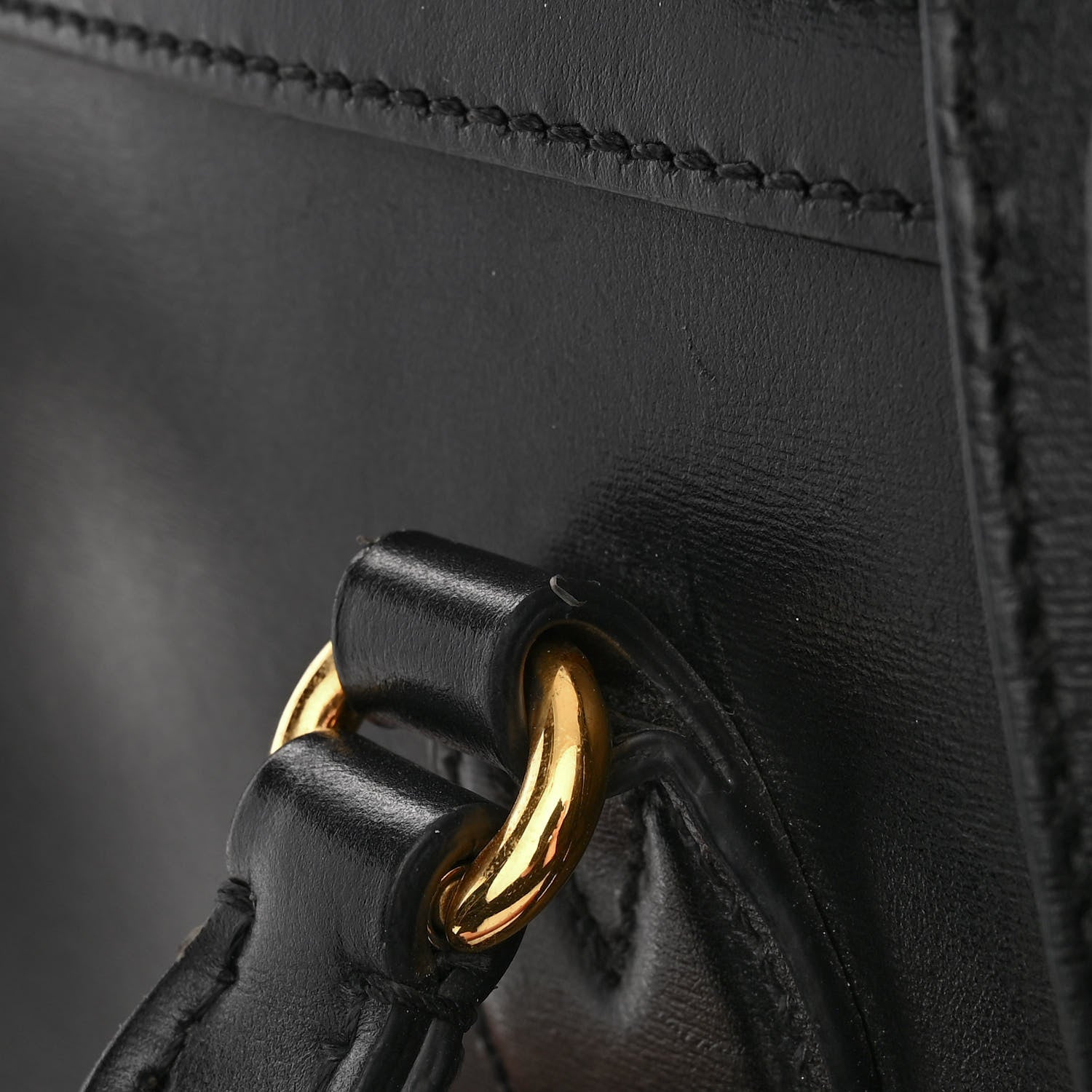 Gucci Calfskin Orgasmique Horsebit 1955 Duffle Bag Black Vanilla 15 of 16