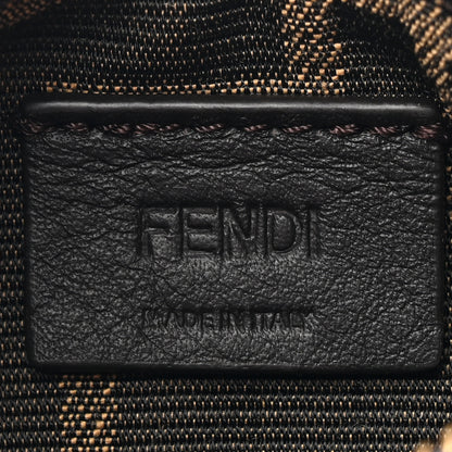 Fendi Denim Shiny Nappa Nano Fendigraphy Hobo Charm Blue Moro 6 of 11