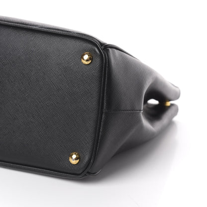 Prada Saffiano Large Galleria Double Zip Tote Black 8 of 8