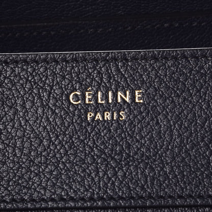 Celine Goatskin Mini Luggage Dark Blue Black 7 of 10