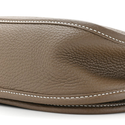 Hermes Taurillon Clemence Evelyne III PM Etoupe 8 of 10