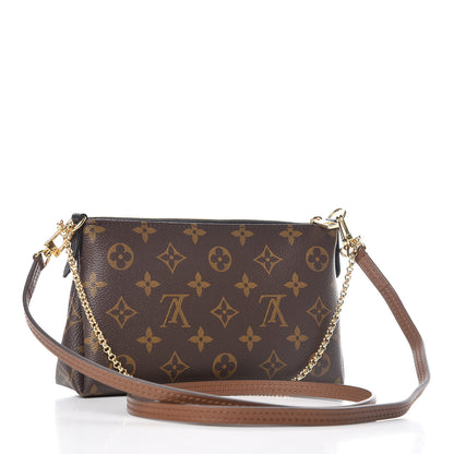 Louis Vuitton Monogram Pallas Clutch Black 3 of 11