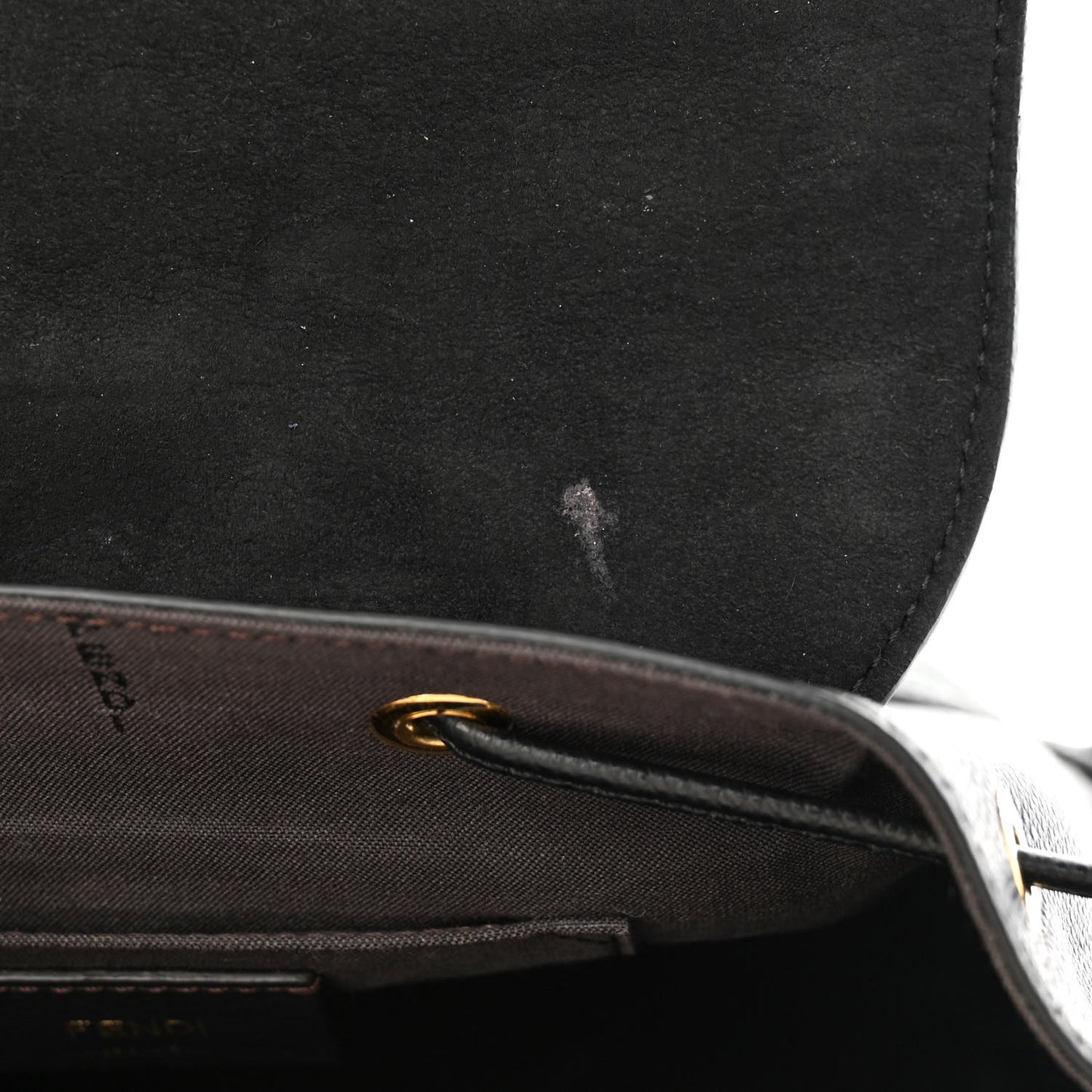 Vitello Cruise F is Fendi Drawstring Backpack Black