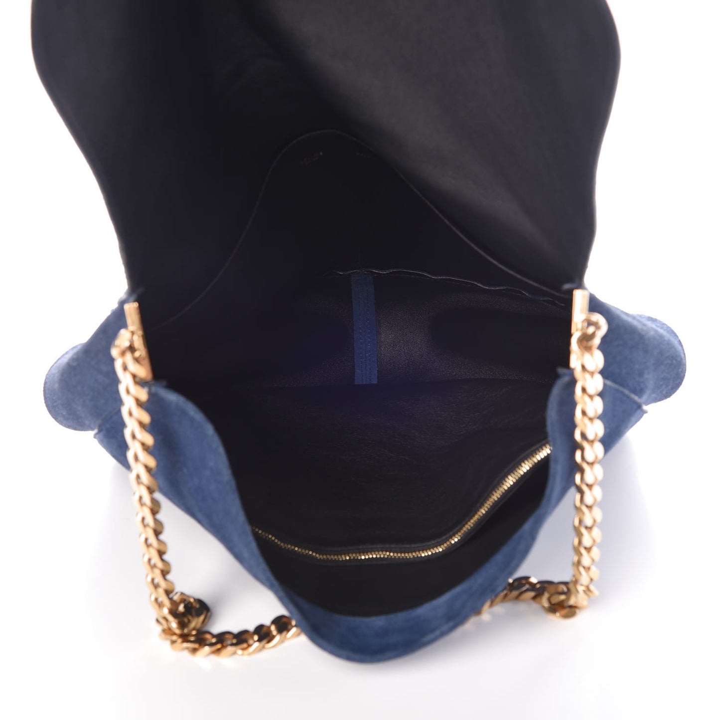 Suede Medium Gourmette Ocean Blue