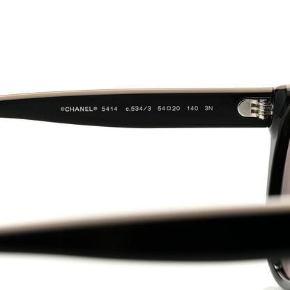 Chanel Acetate CC Butterfly Sunglasses 5414 Black 5 of 8