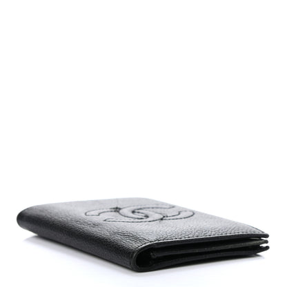 Chanel Caviar Timeless CC Card Holder Wallet Black 4 of 9