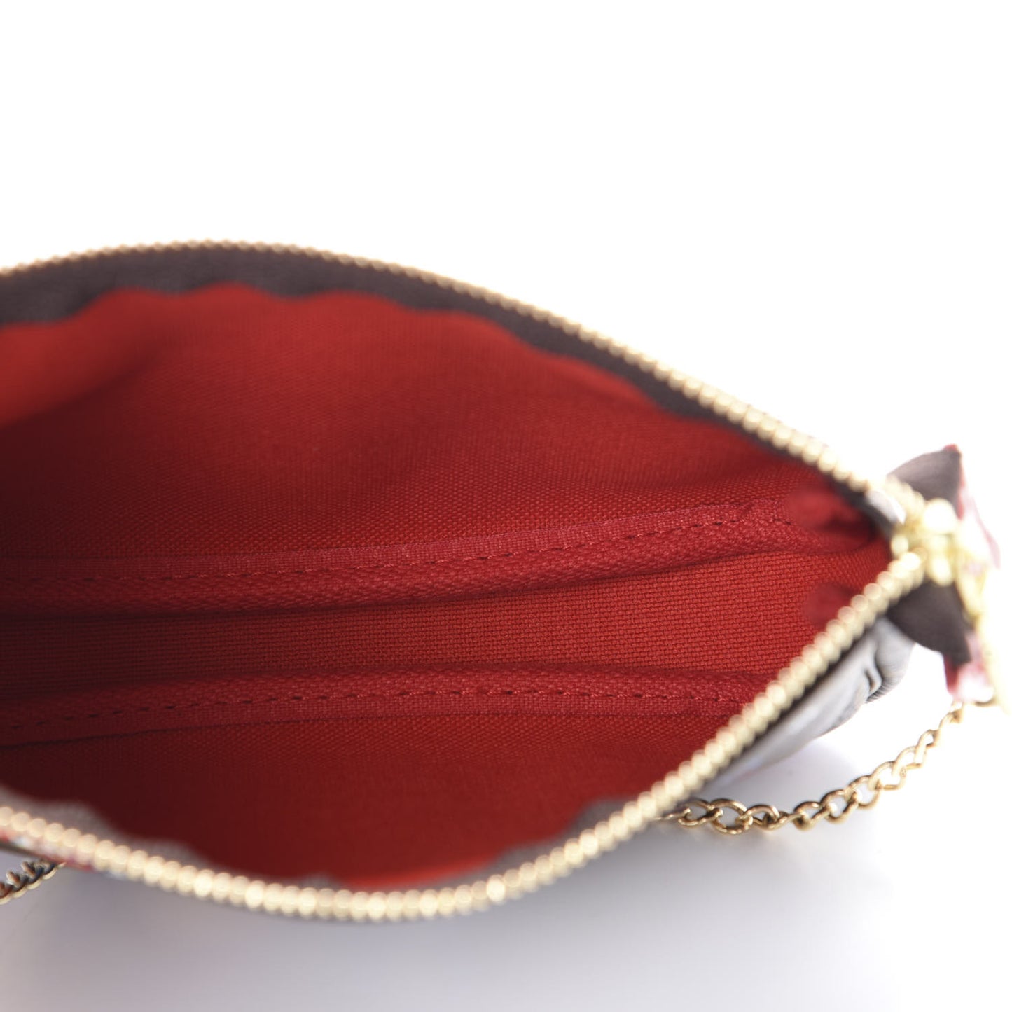 Monogram 2020 Christmas Animation Bumper Cars Mini Pochette Accessories Coquelicot