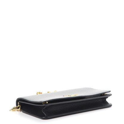 Prada Vitello Daino Mini Chain Bag Nero Black 4 of 11