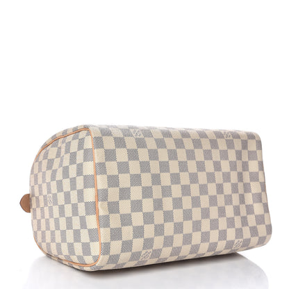 Louis Vuitton Damier Azur Speedy 30 4 of 10