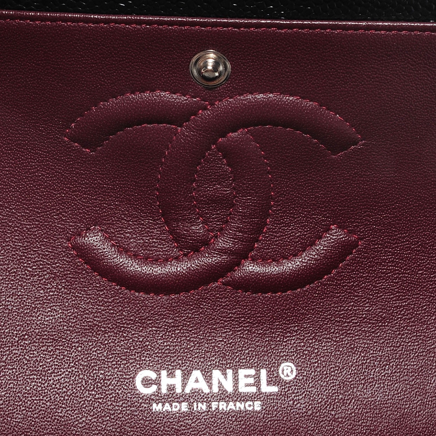 Chanel Caviar Quilted Medium Double Flap Black 6 of 8
