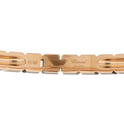 Chopard 18K Rose Gold Ice Cube Bangle Bracelet 3 of 5