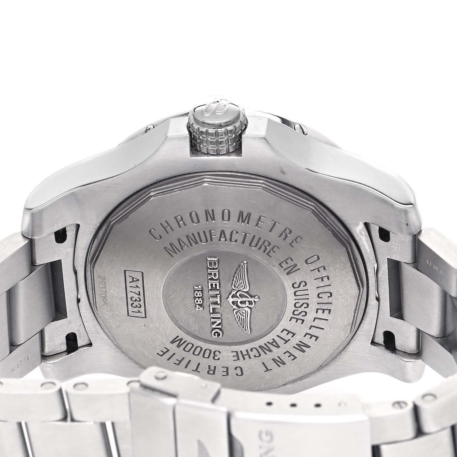 Breitling Stainless Steel 45mm Avenger Seawolf Automatic Watch Blue A17331 5 of 5