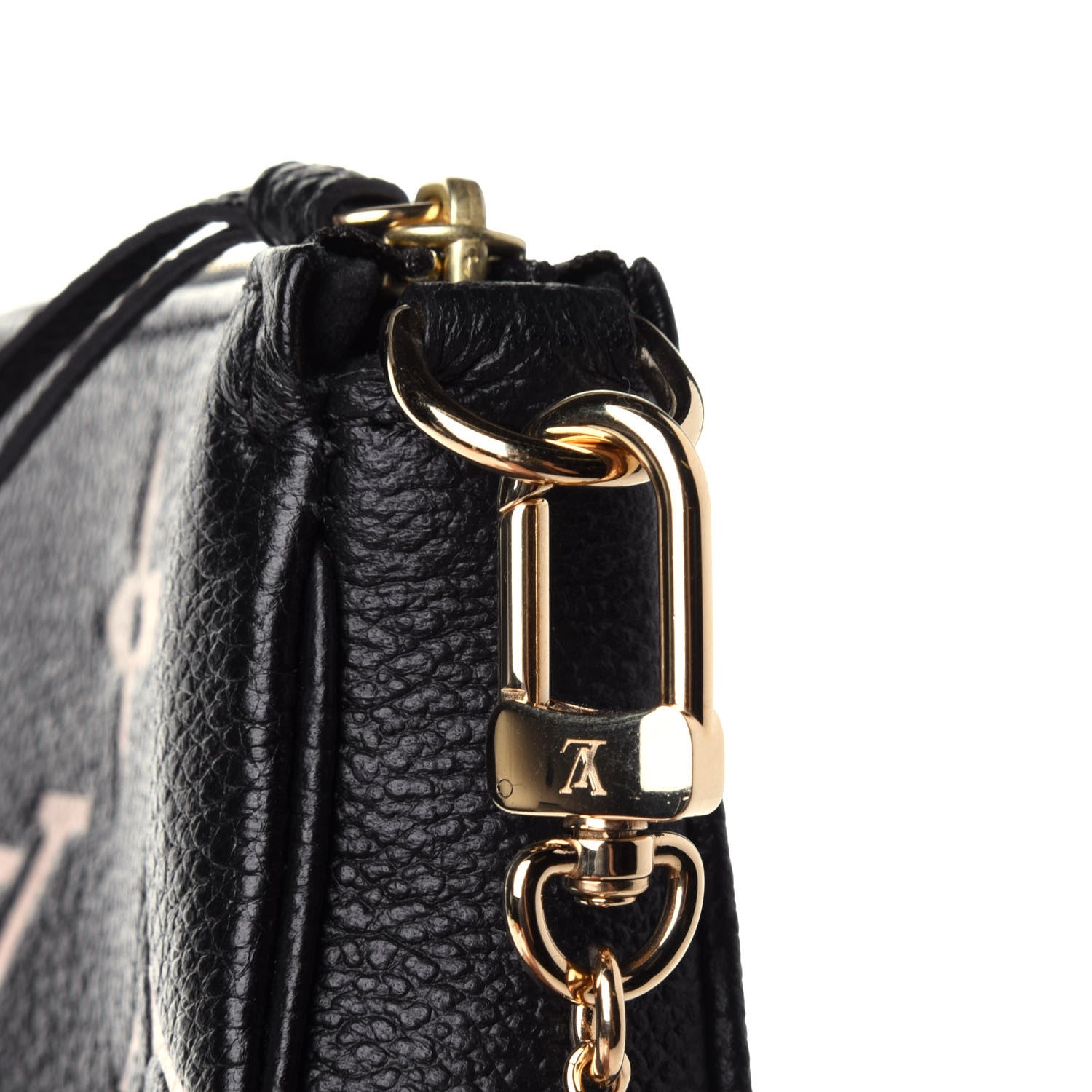Louis Vuitton Empreinte Monogram Giant Mini Pochette Accessories Black 9 of 10