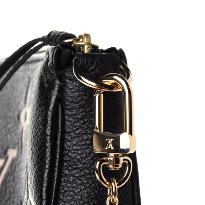 Louis Vuitton Empreinte Monogram Giant Mini Pochette Accessories Black 9 of 10