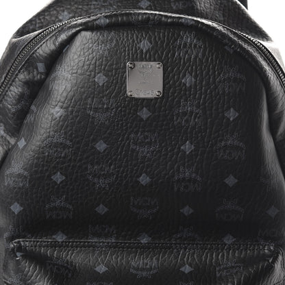MCM Visetos Medium Side Studs Stark Backpack Black 8 of 8