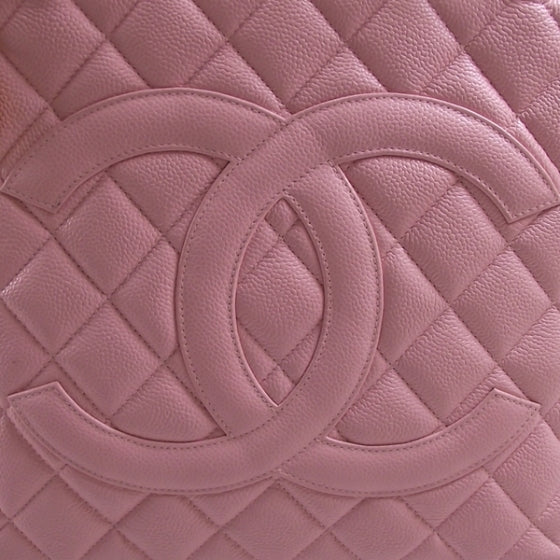 Chanel Caviar Medallion Tote Pink 6 of 12