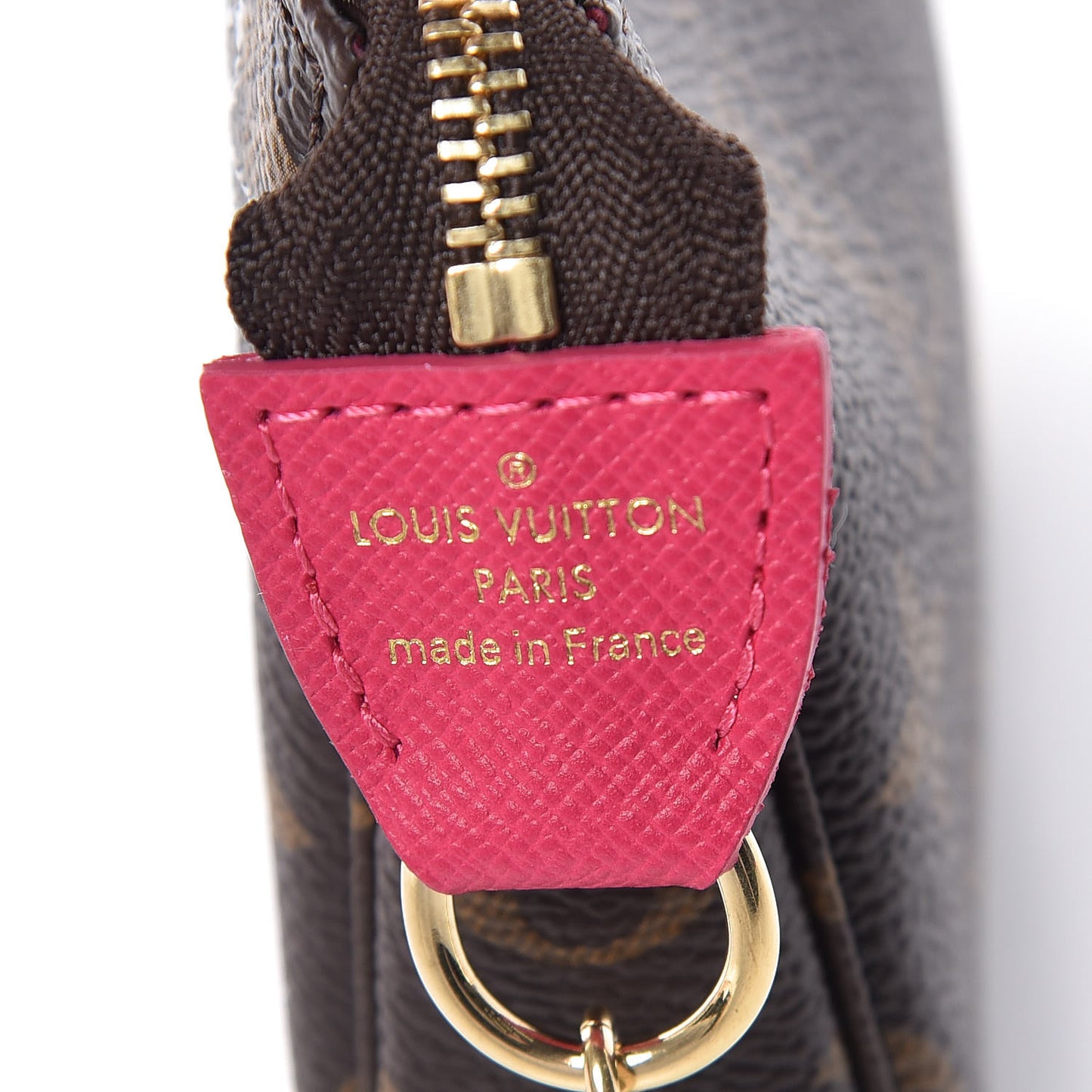 Monogram 2019 Christmas Animation Mini Courchevel Pochette Accessories Fuchsia