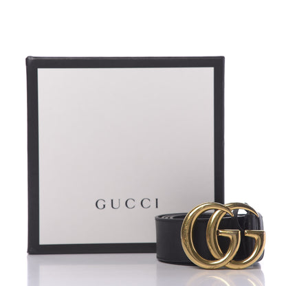 Gucci Calfskin Double G 40mm Belt 85 34 Black 9 of 10
