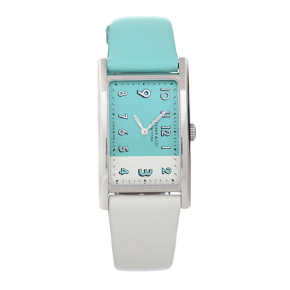 Tiffany Stainless Steel Calfskin 22mm East West 2-Hand Quartz Watch Tiffany Blue 1 of 4