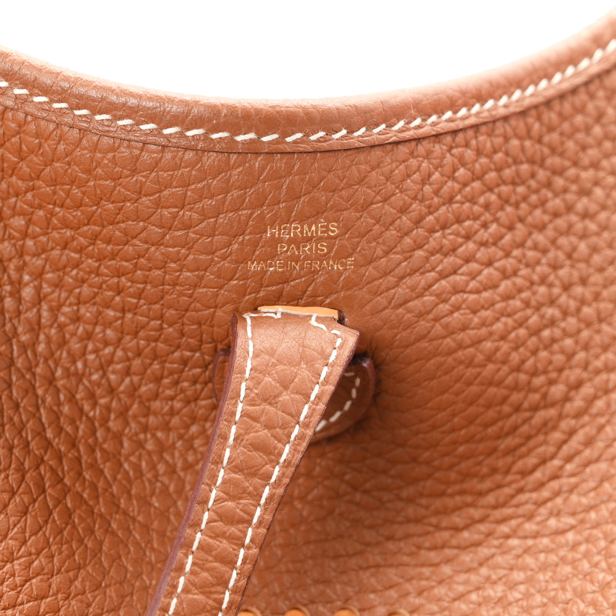 Hermes Taurillon Clemence Evelyne TPM Gold 6 of 11