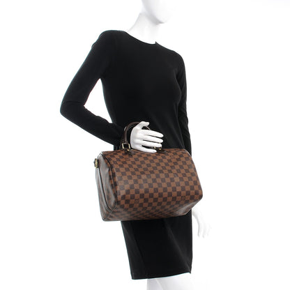Louis Vuitton Damier Ebene Speedy Bandouliere 30 3 of 9