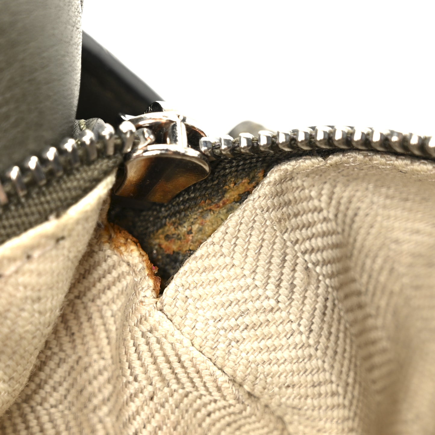 Calfskin Mini Puzzle Bag Khaki Green