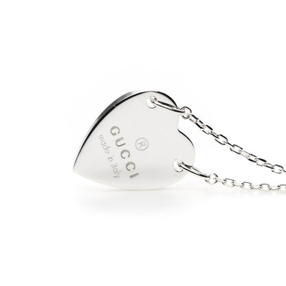 Gucci Sterling Silver Trademark Heart Bracelet 4 of 4