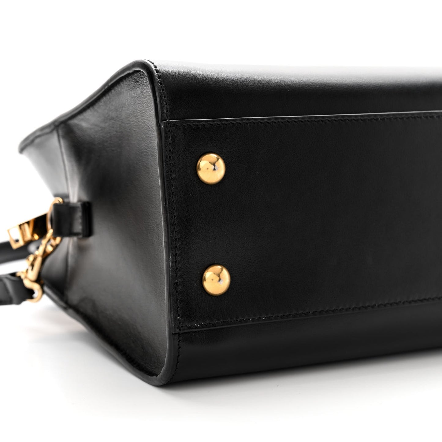 Calfskin Monogram Baby Cabas Black