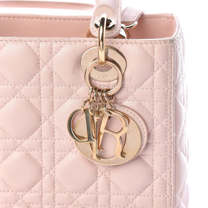 Christian Dior Lambskin Cannage Medium Lady Dior Light Pink 10 of 10