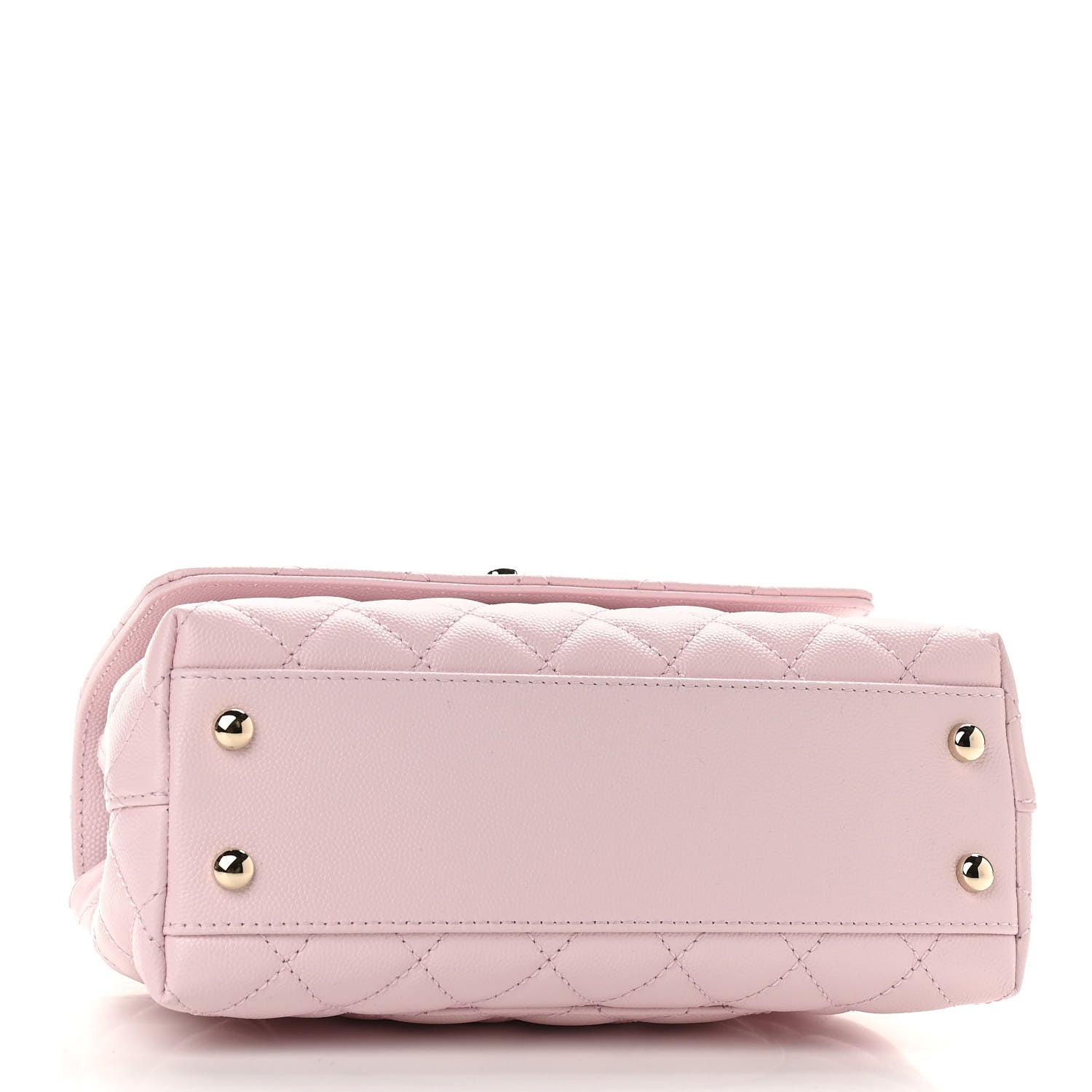Chanel Caviar Quilted Mini Coco Handle Flap Light Pink 4 of 9