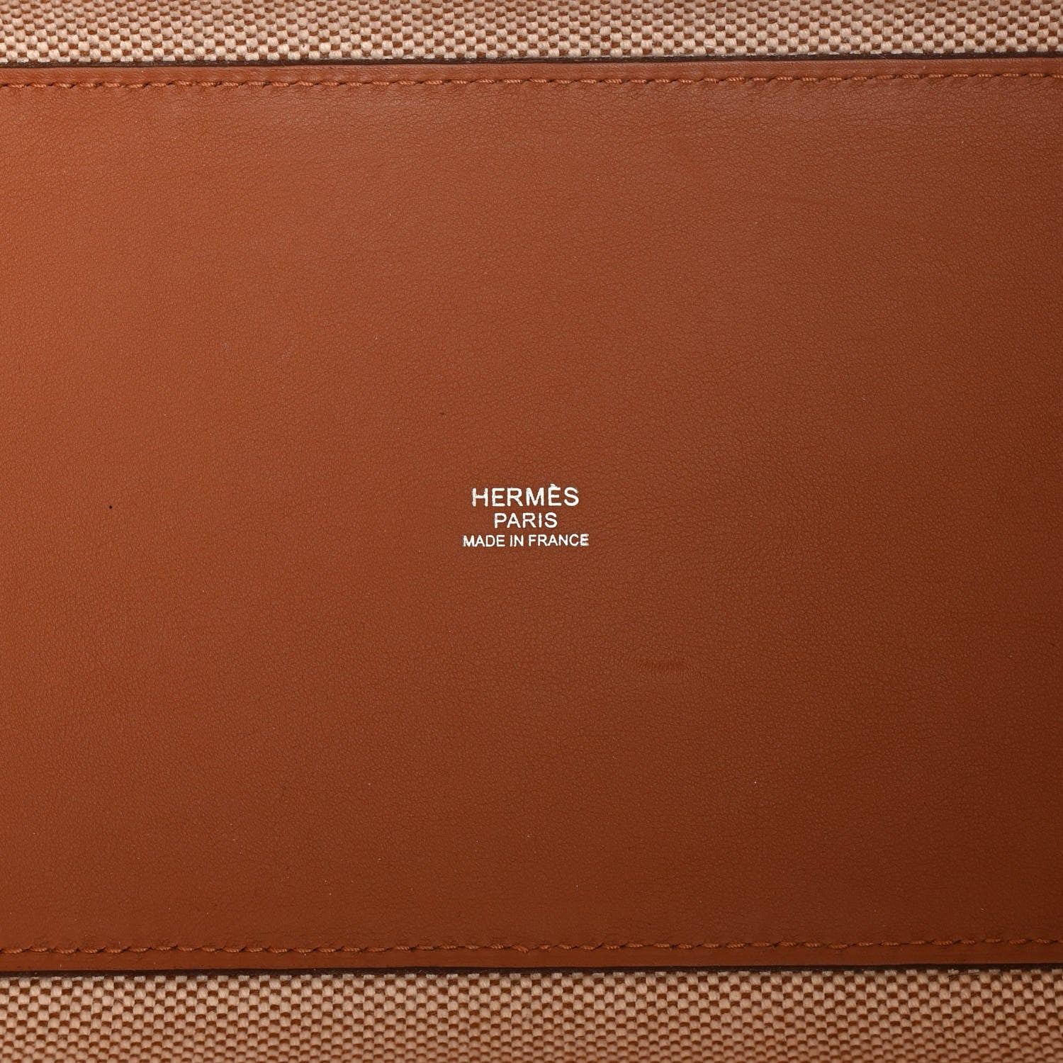 Hermes Swift H Canvas Cabas H En Biais 40 Ecru Naturel Gold 6 of 12