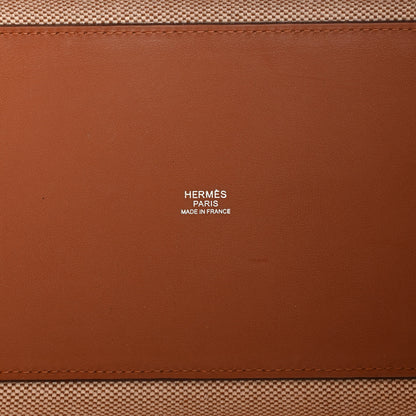 Hermes Swift H Canvas Cabas H En Biais 40 Ecru Naturel Gold 6 of 12