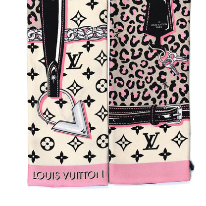 Louis Vuitton Silk Monogram Wild At Heart Bandeau Cream 2 of 3