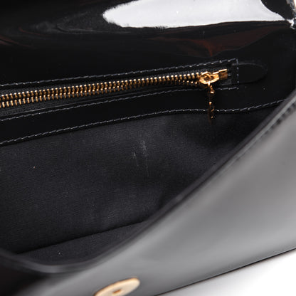 Louis Vuitton Patent Sobe Clutch Blue Infini 10 of 15