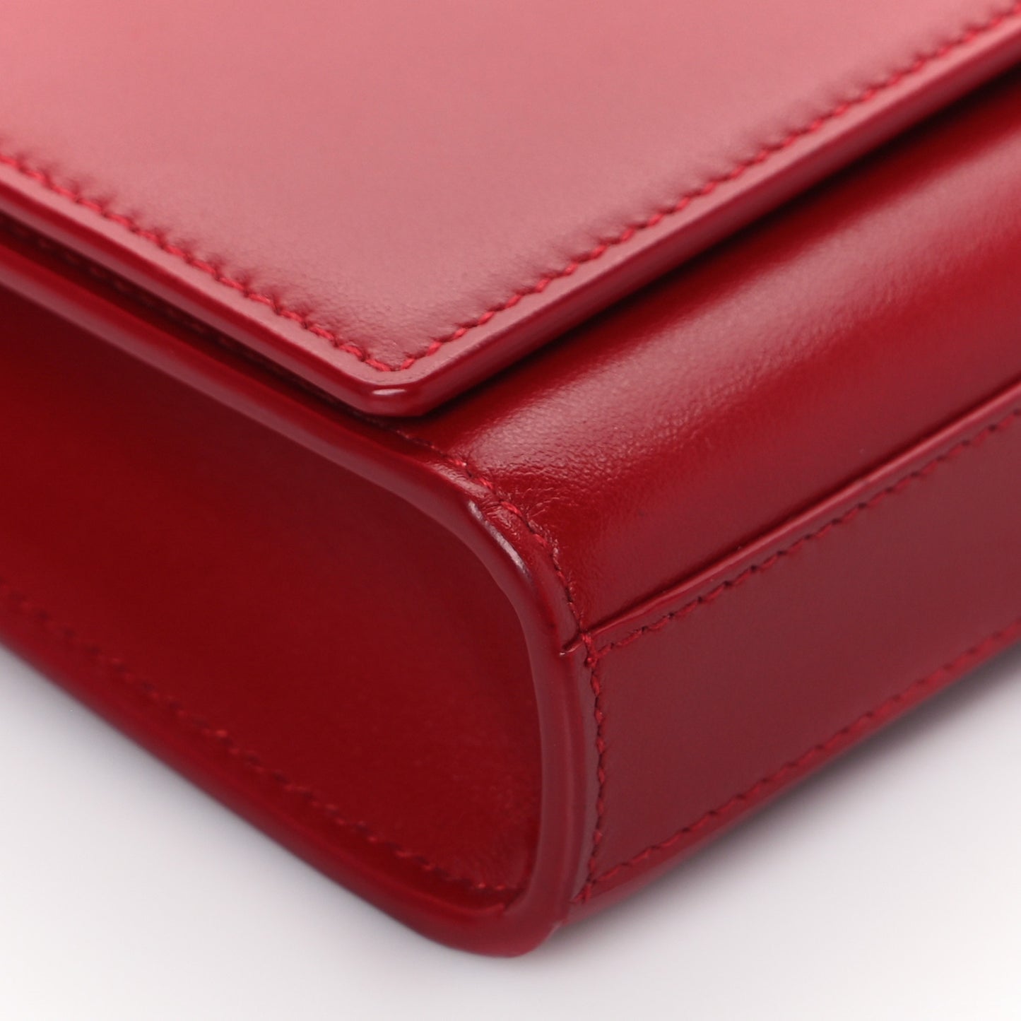 Smooth Calfskin Monogram Kate Belt Bag Red