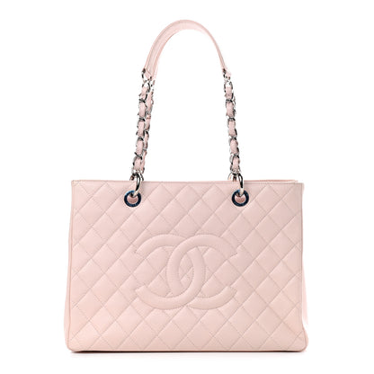 Chanel Caviar Quilted Grand Shopping Tote GST Light Pink 1 of 10