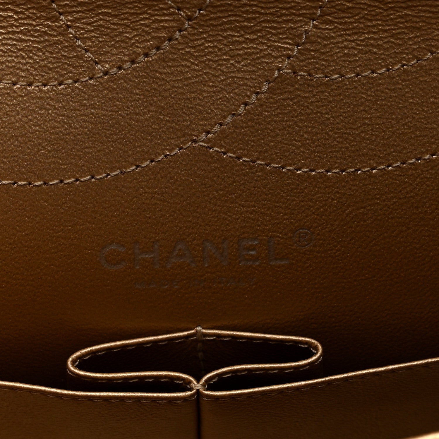 Chanel Metallic Aged Calfskin Quilted 2.55 Reissue 227 Flap Pale Gold 6 of 10
