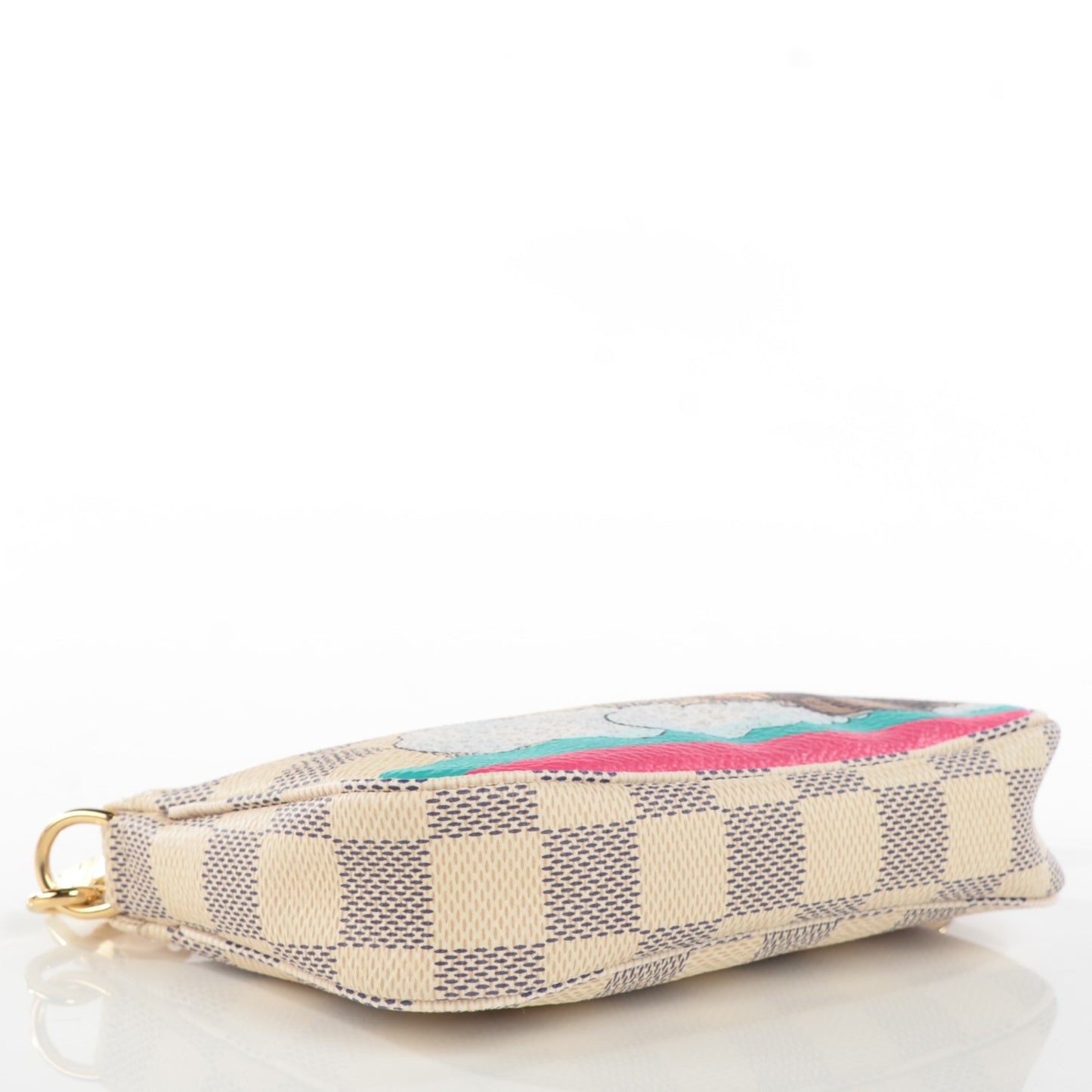 Damier Azur 2015 Christmas Animation Mini Pochette Accessories