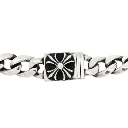 Chrome Hearts Sterling Silver Cross Graduating Chain Necklace 5 of 5