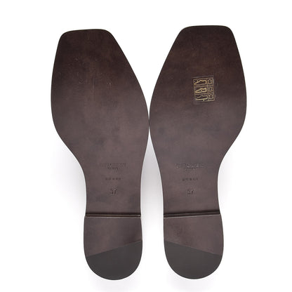 Saint Laurent Calfskin Nu Pied 05 Slide Sandal 37 Blue Majorelle 5 of 9